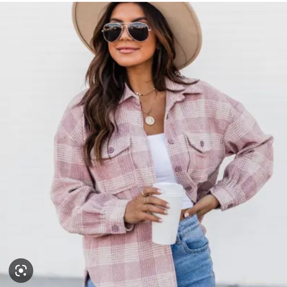 Pink Lily Shacket